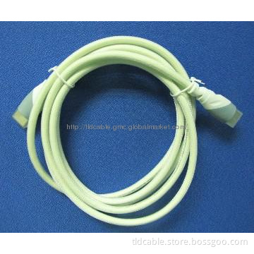 hot Dual color HDMI Cable with Nylon net